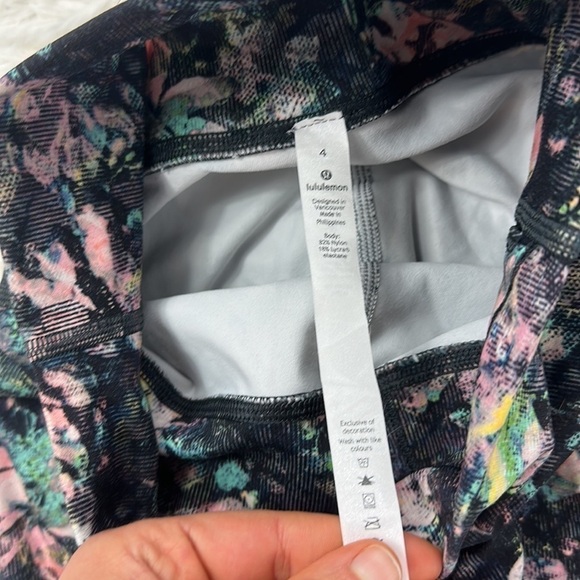 Lululemon Wunder Under Crop (High-Rise) *Full-On Luon 21" Dappled Daze Multi - Picture 3 of 6